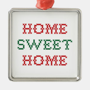 Home Sweet Home Metal Ornament
