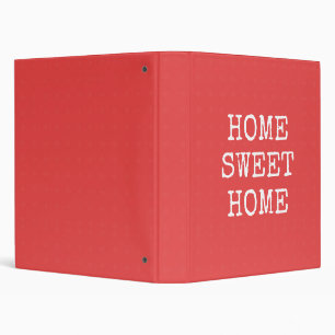 Home sweet home minimal design binder