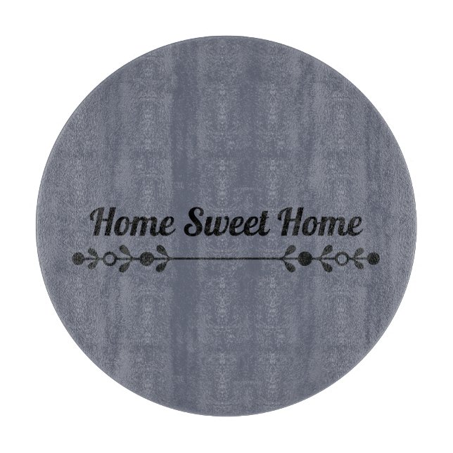 Home Sweet Home Minimal Typography Cutting Board (Front)