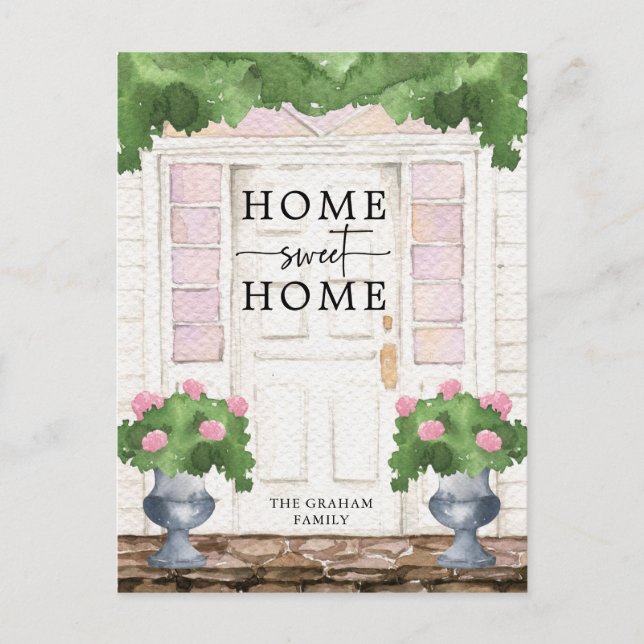 Home Sweet Home Moving Announcement Postcard (Front)