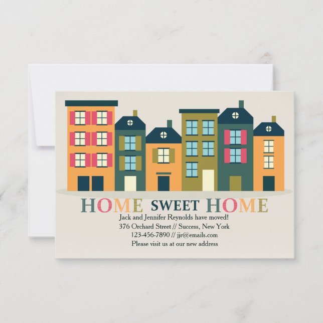 Home Sweet Home Moving Faire-part (Devant)