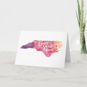 Home Sweet Home North Carolina Card