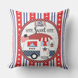 Home Sweet Home Outdoor Pillow