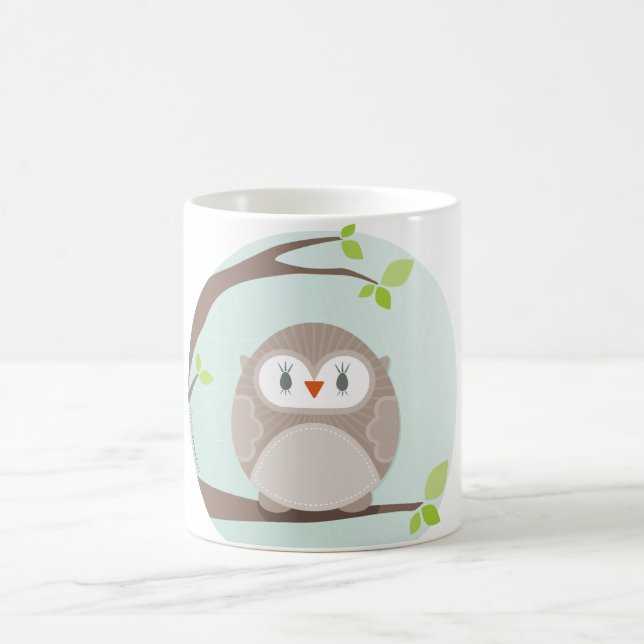 HOME SWEET HOME :: Owl in a tree 1 Coffee Mug (Center)