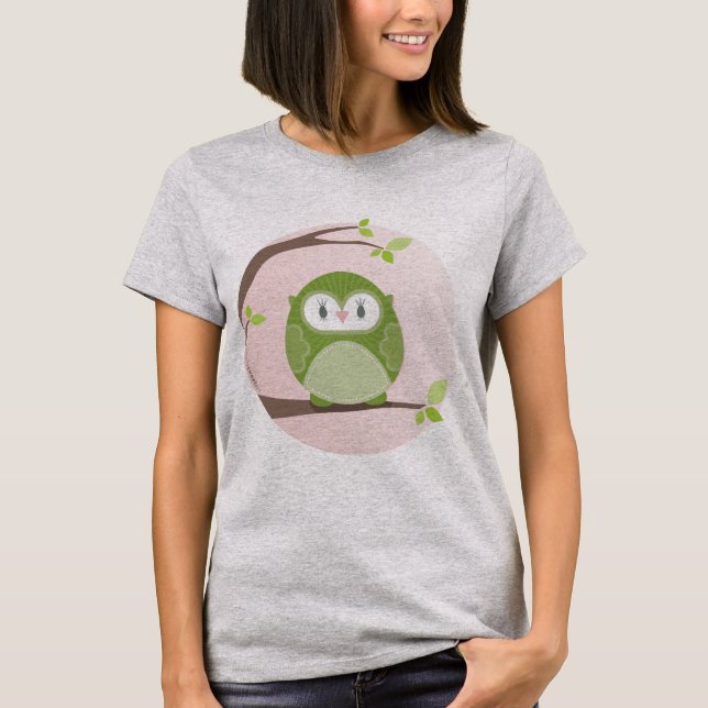 HOME SWEET HOME :: Owl in a tree 2 T-Shirt (Front)