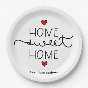 home sweet home, Paper Plate