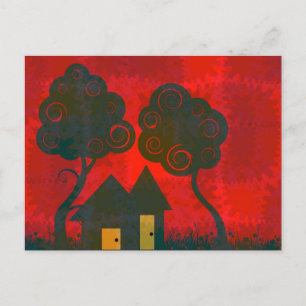 Home Sweet Home Patchwork Carte postale
