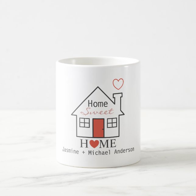 Home Sweet Home Personalized  Coffee Mug (Center)
