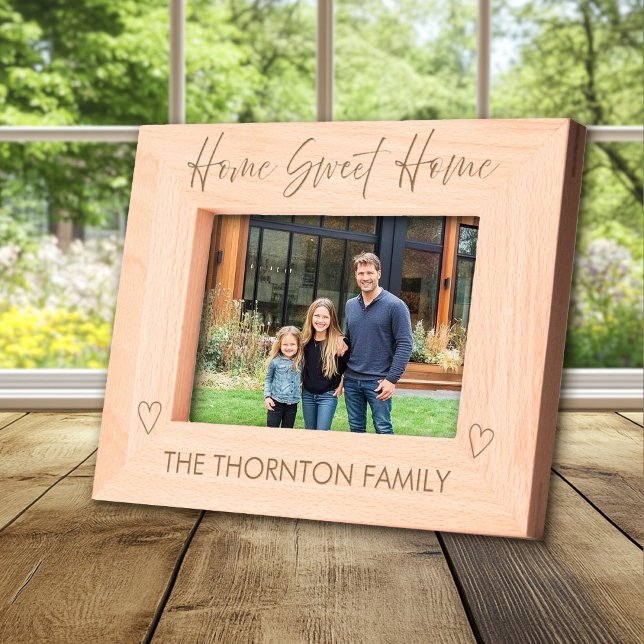 Home Sweet Home Personalized Etched Frames (Creator Uploaded)