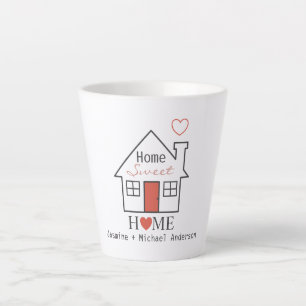 Home Sweet Home Personalized  Latte Mug