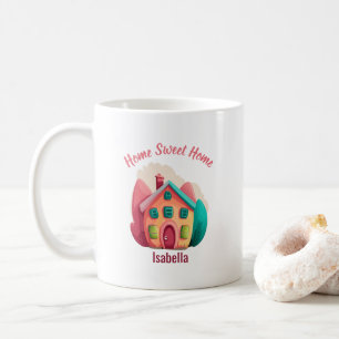 "Home Sweet Home" Personalized New Home Owners Coffee Mug