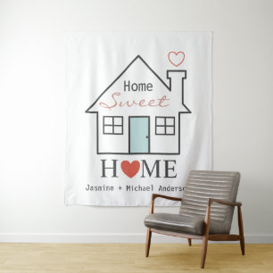 Home Sweet Home personalized Tapestry