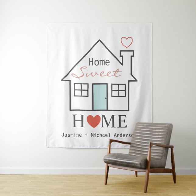 Home Sweet Home personalized Tapestry (In Situ)