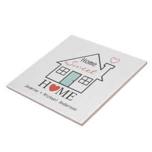 Home Sweet Home personalized Tile