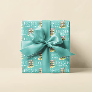 Home Sweet Home Personalized Wrapping Paper Sheets