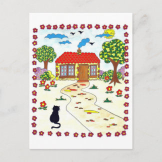 Home Sweet Home Postcard