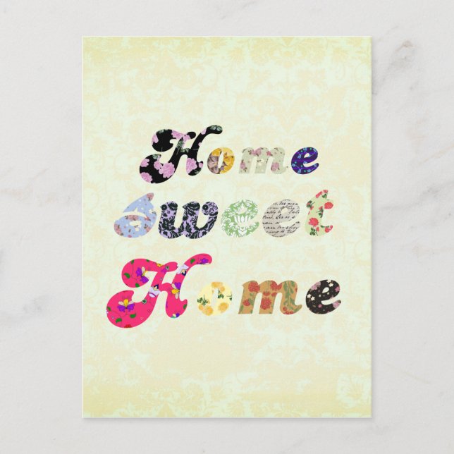 Home Sweet Home Postcard (Front)