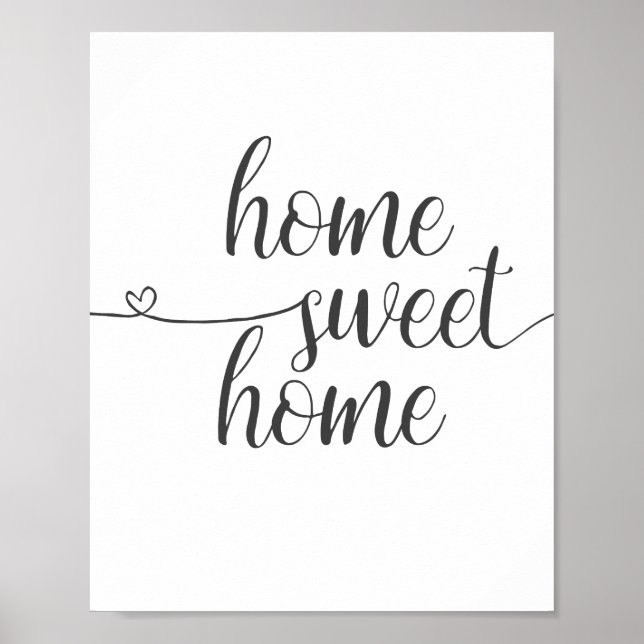 Home Sweet Home Print (Front)