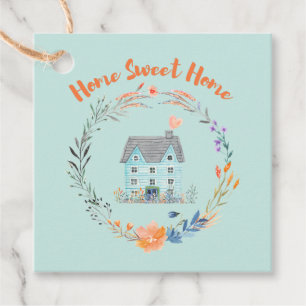 Home Sweet Home Real Estate Pop-by Budget Custom Favour Tags