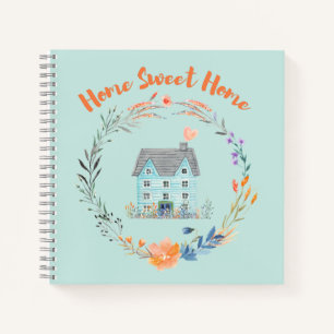 Home Sweet Home Realtor Personalized Promotional Notebook