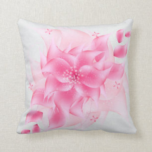 Home Sweet Home Rose Throw Pillow