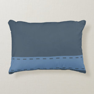Home Sweet Home Steel Blue Decorative Pillow