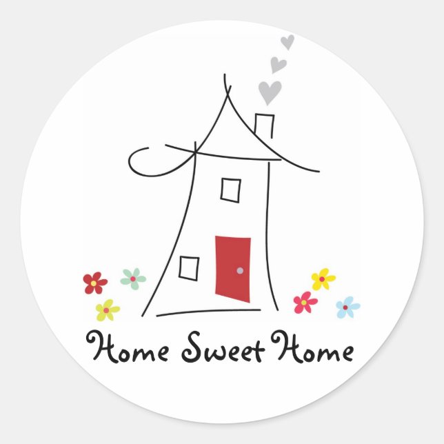 Home Sweet Home Sticker (Front)