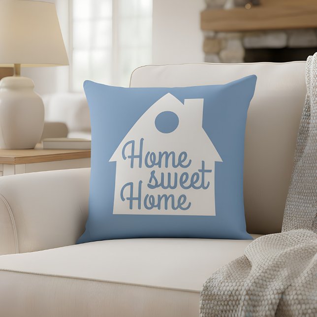 Home Sweet Home Throw Pillow (home sweet home pillow)