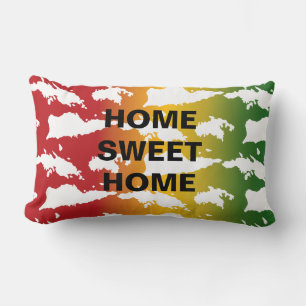 Home Sweet Home Virgin Islands Throw Pillow