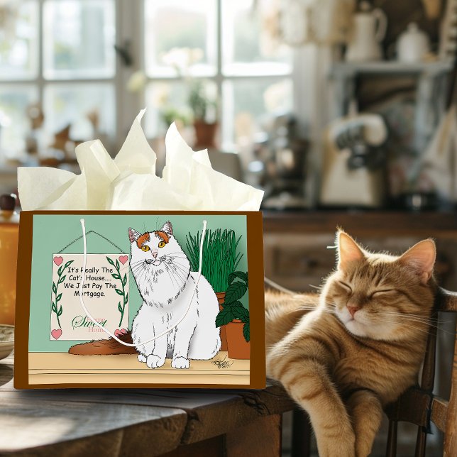 Home Sweet Kitty Home Large Gift Bag (Creator Uploaded)