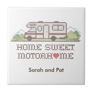 Home Sweet Motor Home Tile