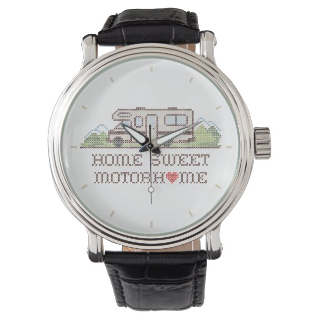 Home Sweet Motor Home Wristwatch (Front)