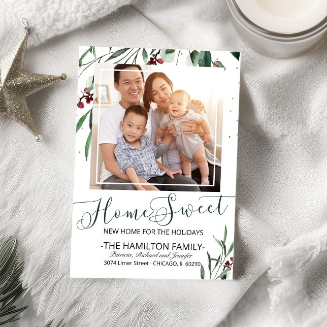 Home Sweet New Home Moving Faire-part Photo (Créateur téléchargé)