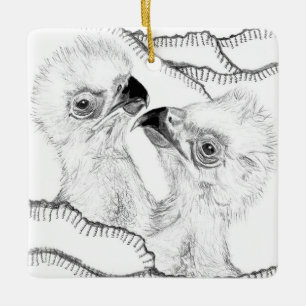 HOME SWFL EAGLE NEST VIPS VERY IMPORTANT PATIENTS CERAMIC ORNAMENT