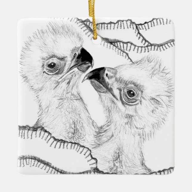 HOME SWFL EAGLE NEST VIPS VERY IMPORTANT PATIENTS CERAMIC ORNAMENT (Front)