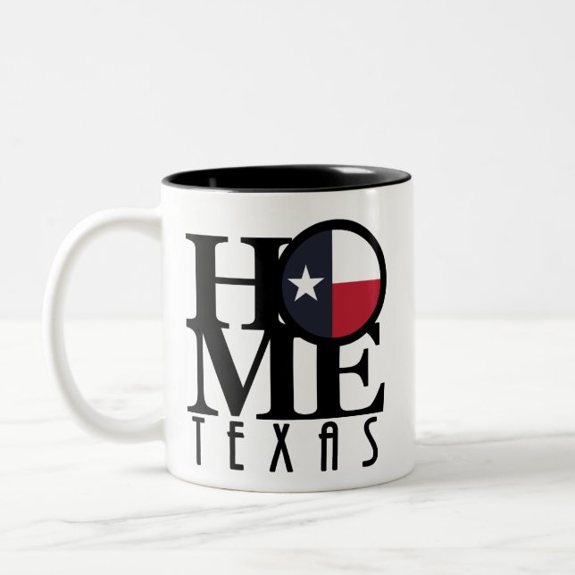HOME Texas 11oz Two-Tone Coffee Mug (Left)