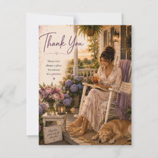 Home Thank You card