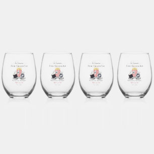 Home Theatre Bar Stemless Wine Glasses Drinkware