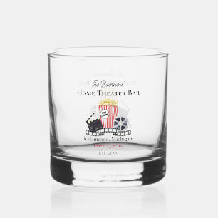 Home Theatre Bar Whiskey Rocks Glasses Drinkware