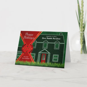 Home Themed Green and Red Holiday from Realtor
