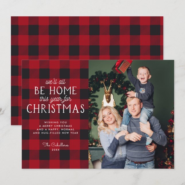 Home This Year for Christmas | Holiday Photo Card (Front/Back)