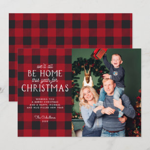 Home This Year for Christmas Holiday Photo Card