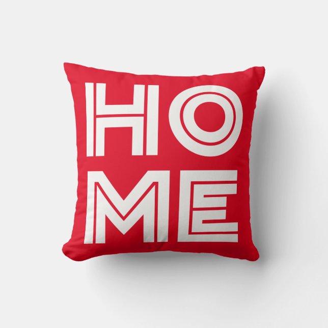 Home Throw Pillow (Front)
