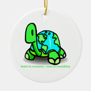 home to everyone ceramic ornament