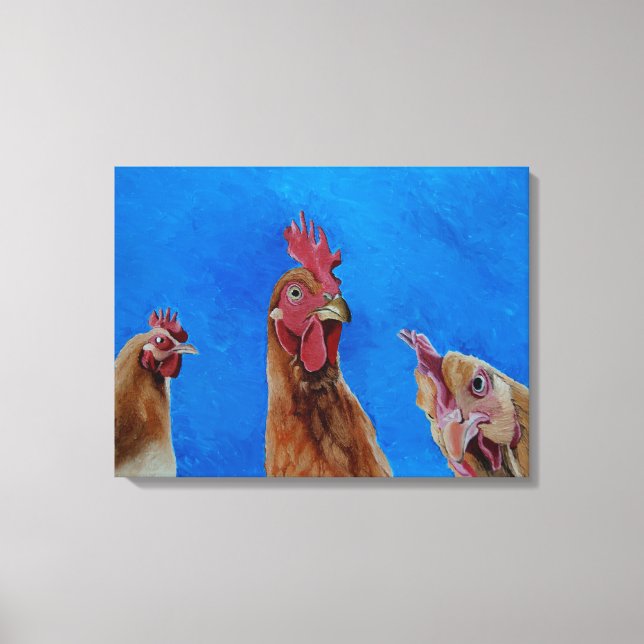 Home to Roost. Canvas print. (Front)