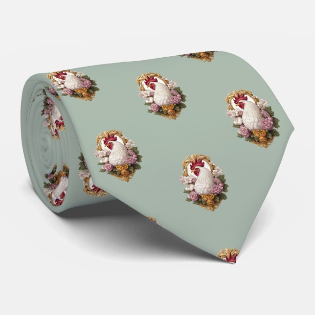 Home to Roost Tie (Rolled)