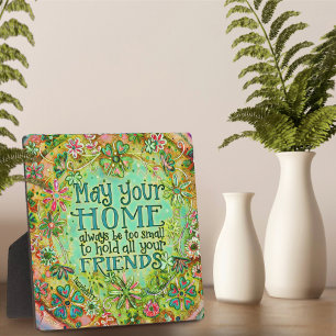 Home Too Small Irish Quote Green Fun Inspirivity Plaque