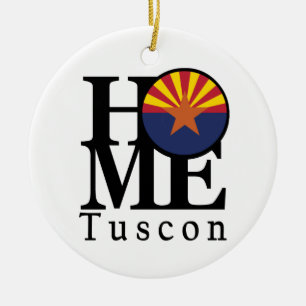 HOME Tuscon AZ Ceramic Ornament