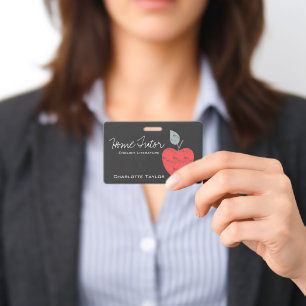 Home Tutor Teachers Apple Business Personalized Badge