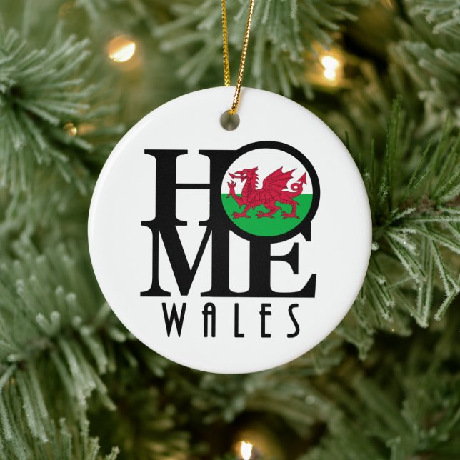 HOME Wales Ceramic Ornament (Tree)